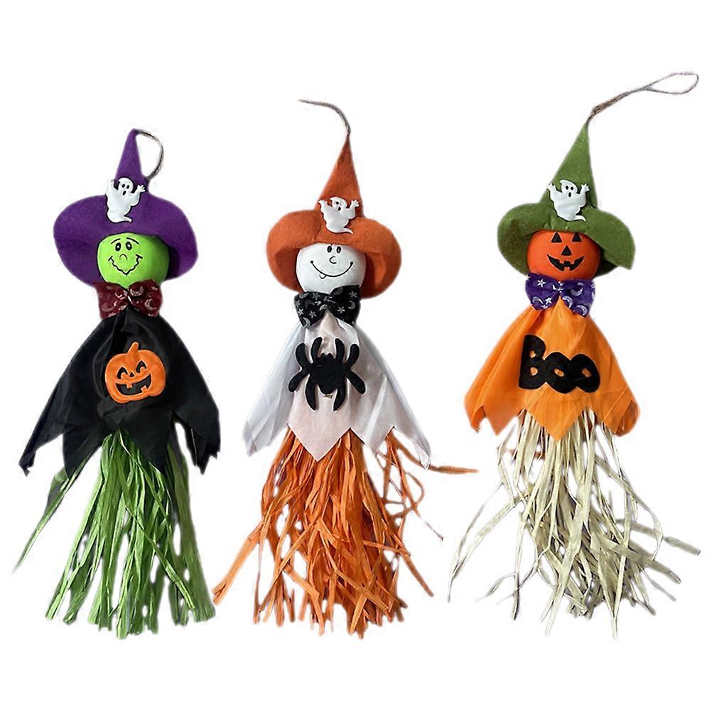 3Pcs Adorable Ghost Figurine Chic Ghost Doll Décoratif Ghost Decor Halloween Supply
