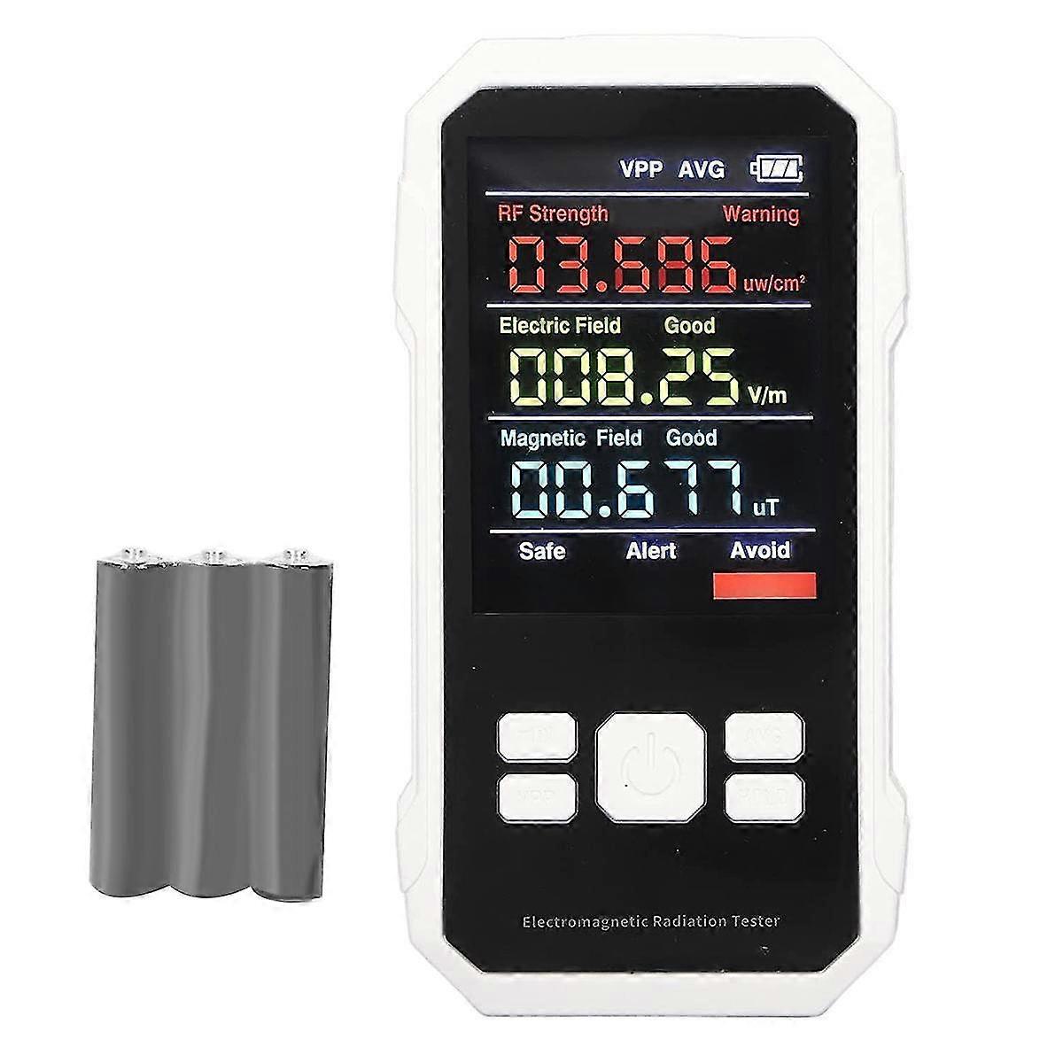 Handheld Radiation Detector, Digital Geiger Counter Dosimeter Rf Radiation Monitor Electromagnetic