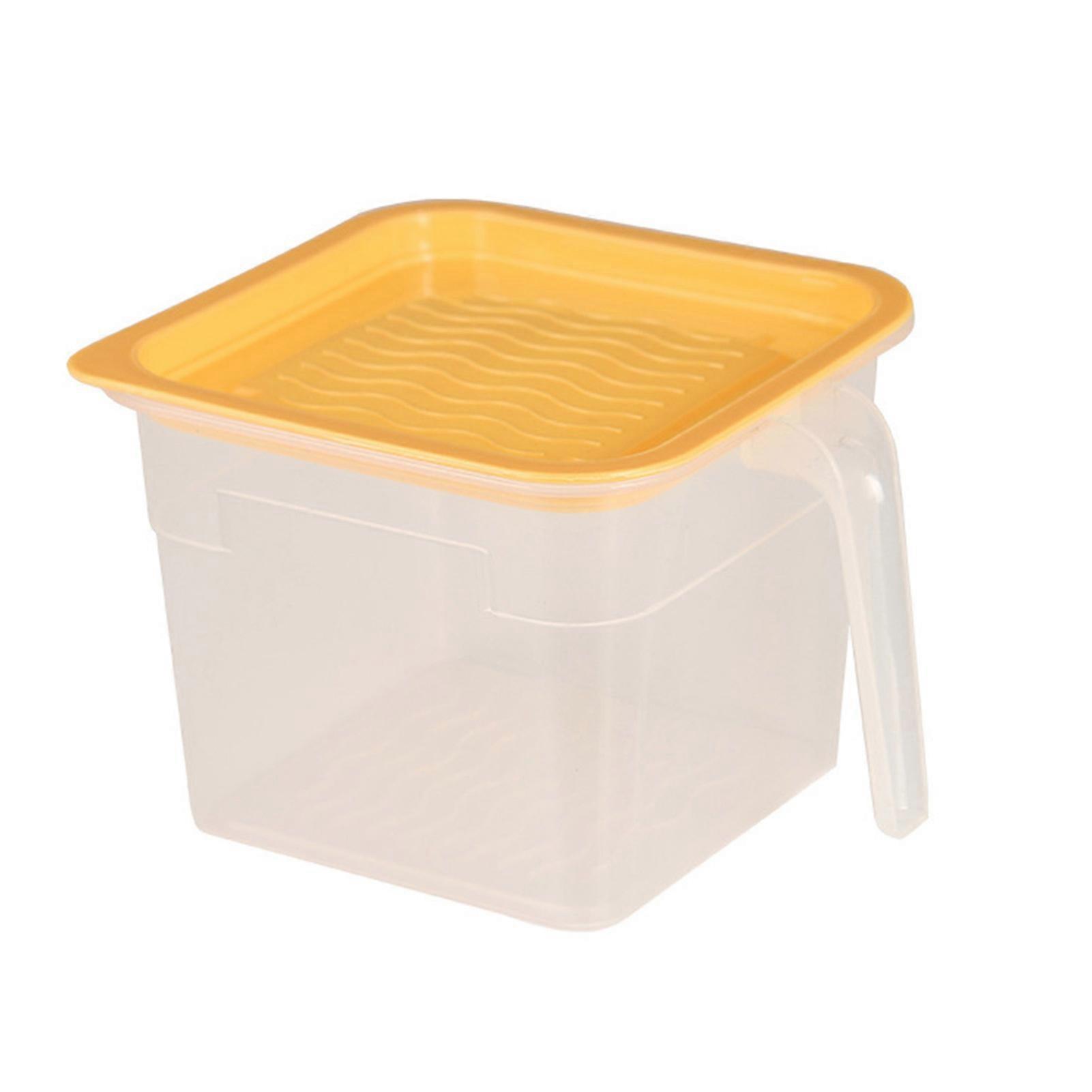 Food Storage box with Lid Handle Snap Tight Food Containers for Food Storage Management