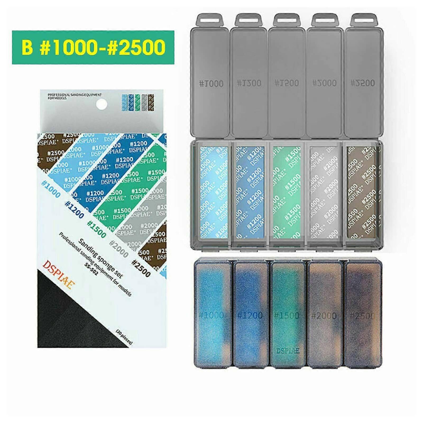 DSPIAE Craft Tools Sanding Sponge Kit Model Sandpapers Set UK