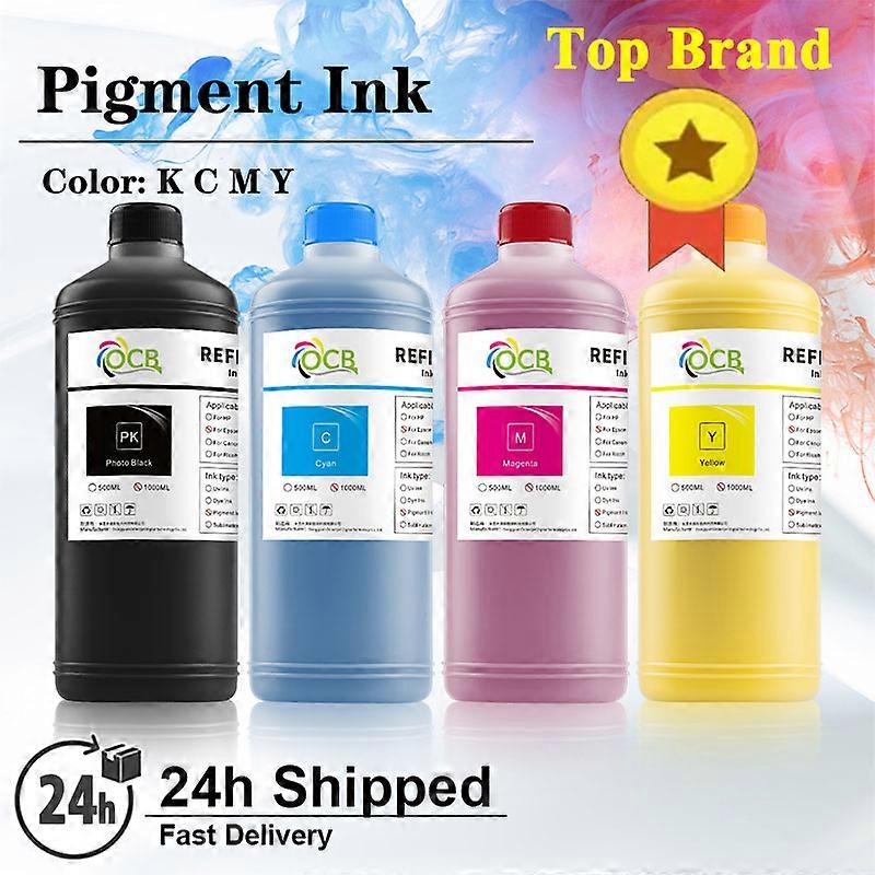 4צבעים/סט דיו פיגמנטי למדפסת תוויות עבור Epson ColorWorks C3500 C7500 TM-C3500 TM-C3510 TM-C3520 TM-C7520G TM C3510 C3520 דיו