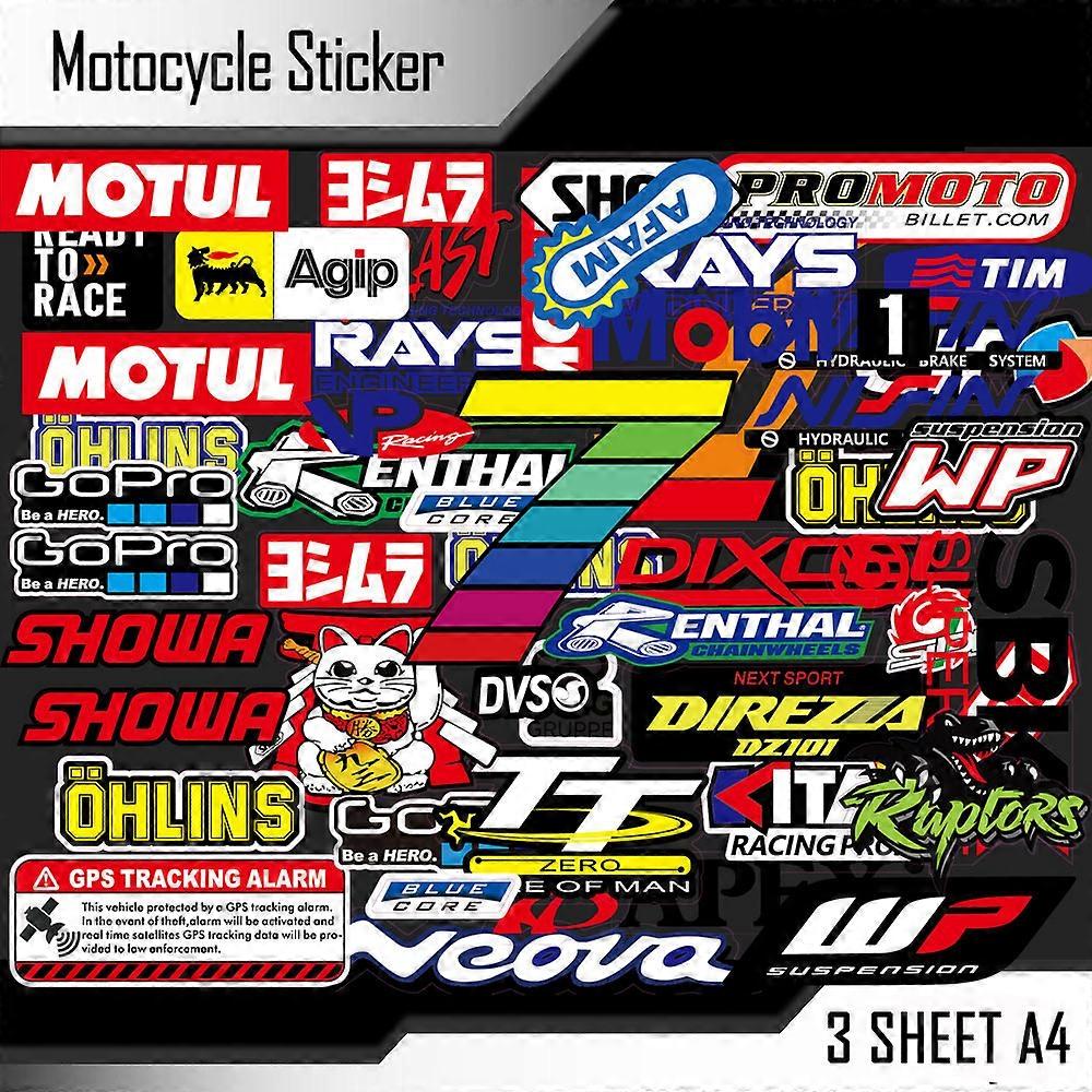 Racetrack Bike Stickers - Racetrack Bike Kit - Motorbike Stickers - Foto 13