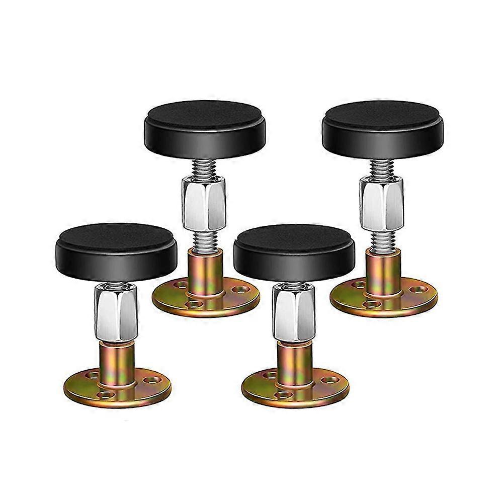1/4Pcs Threaded Bed Frame Anti-shake Stoppers Adjustable Cabinet Sofa Bedside Headboard Fixer