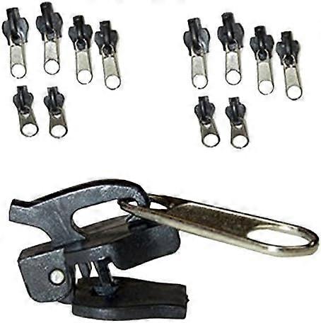 12 Piece Universal Repair Replacement Dose Zipper Zip Slider