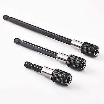 1/4 Drill Bit Extension Set, 2 Pieces Flexible Drill Bit Extension Shaft, 3 Pieces Quick Change Magnetic Screwdriver Bit Holder