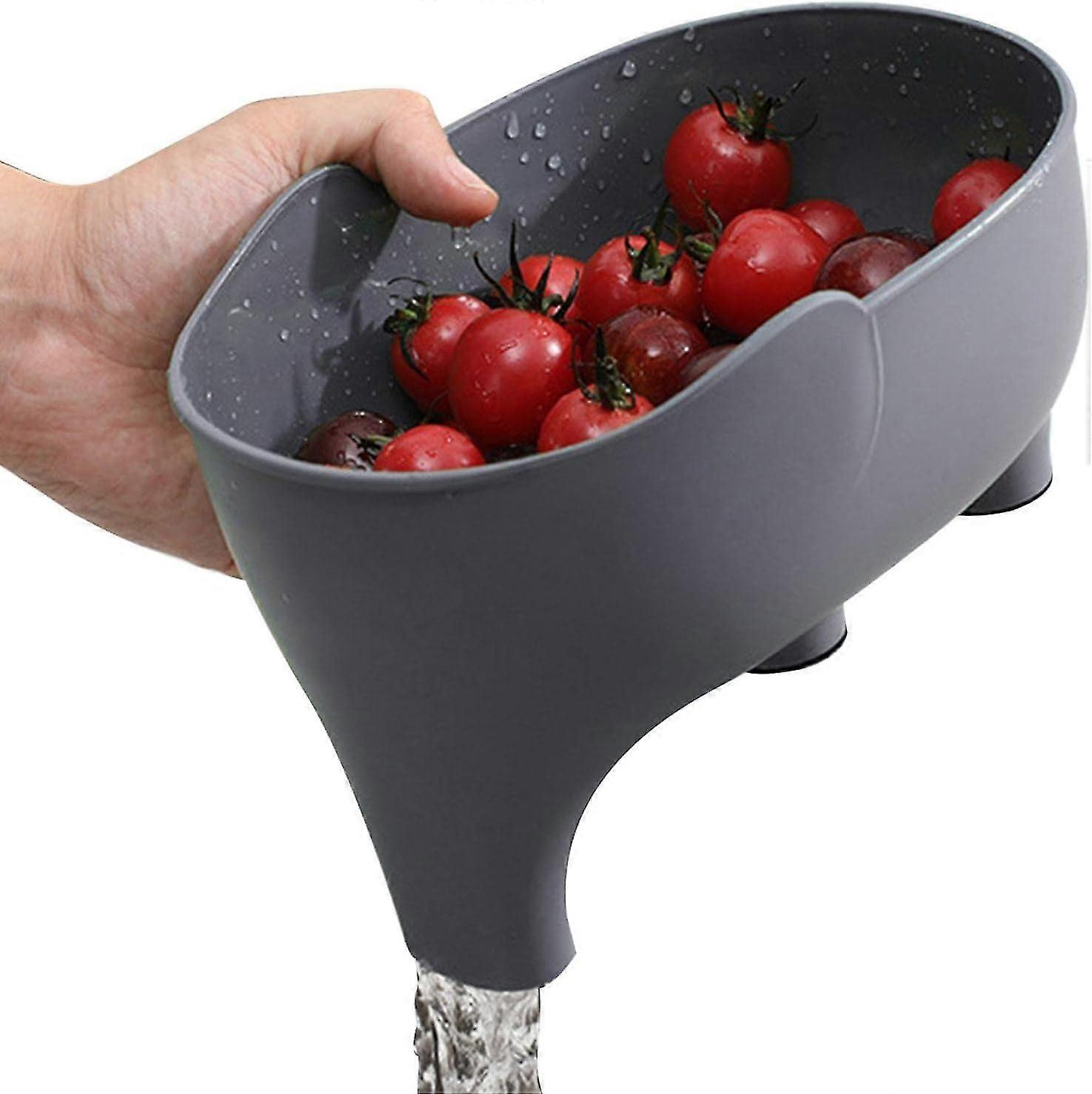 مصفاة حوض، سلة تصريف على شكل فيل، مصفاة أطباق متعددة الوظائف، فلتر حوض لحوض المطبخ، سلة تصريف لحوض المطبخ