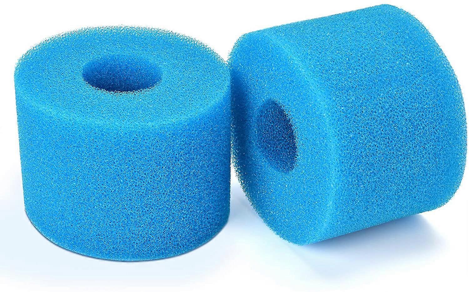 2 Pieces Filter Sponge Type, Foam Filter Cartridge, Pool Filter Foam, Reusable and Washable