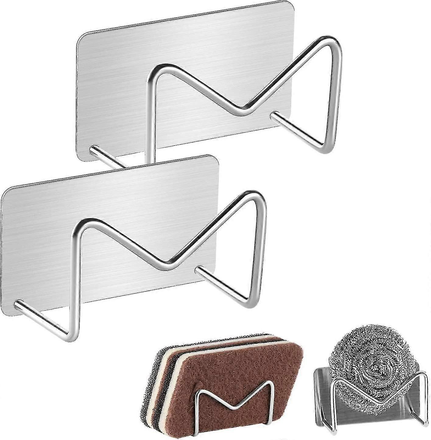 2packs Sponge Holder,stainless Steel