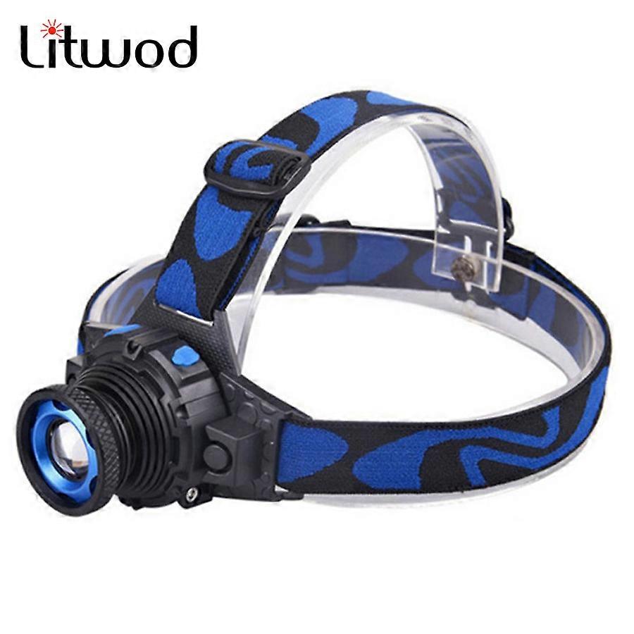 Build-in Battery Led Headlamp Q5 Bulbs Lithium Ion Bookable  Rechargeable Bright Head Flashlight Lamp Light Headlight