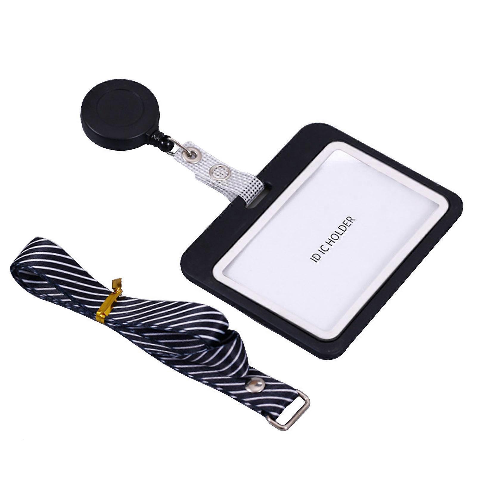 حامل شارة قابل للسحب اسم العلامة حامي بلاستيكي مع حبل لحامل شارة اجتماع المكتب