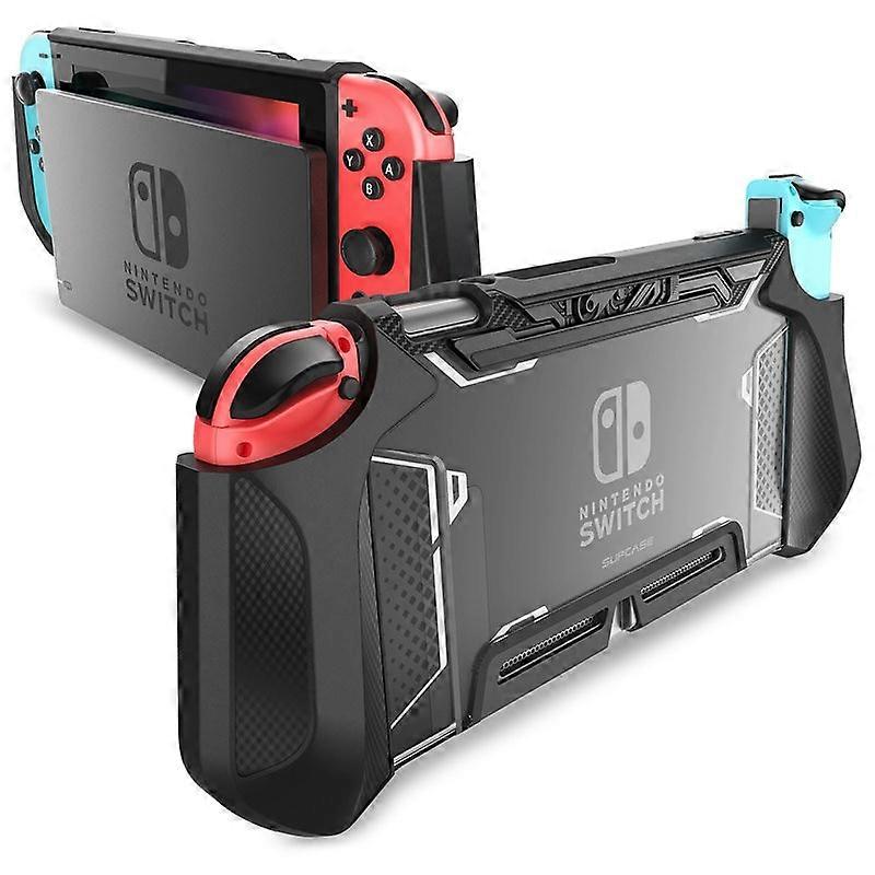 For Nintendo Switch Case MUMBA Series Blade TPU Grip Protective Cover Dockable Case Compatible with Console & Joy-Con Controller