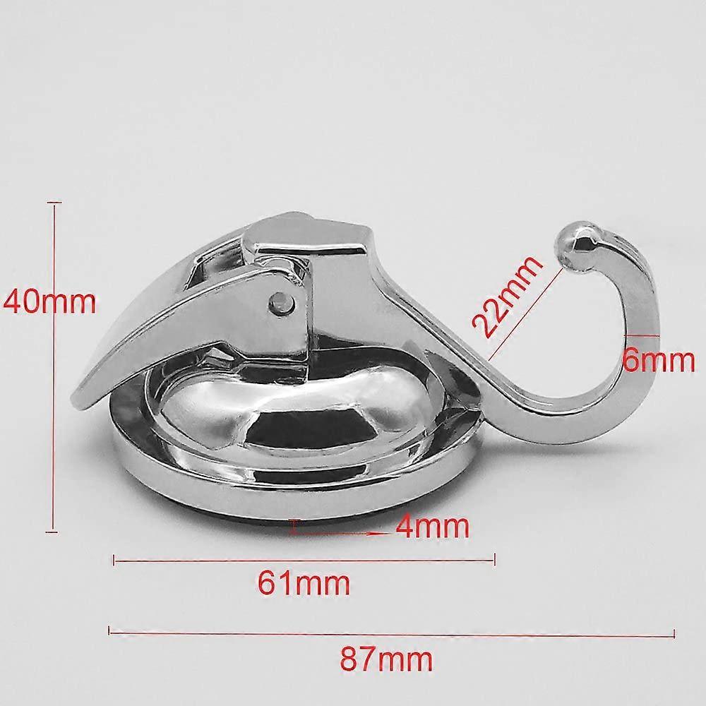 Powerful wall hook with vacuum suction cup for kitchen, bathroom, shower, coats  &-3