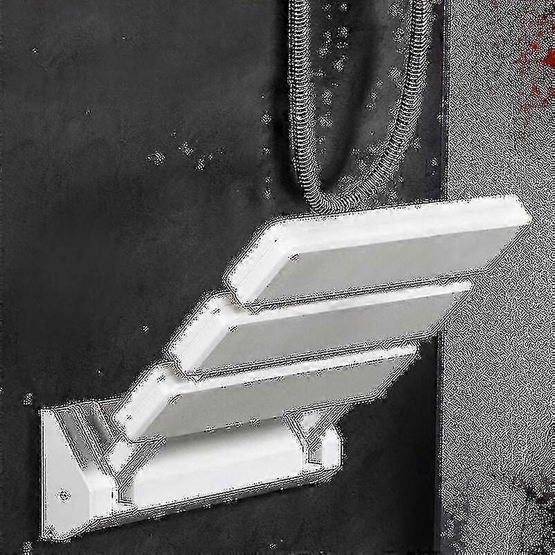 مقعد دش قابل للطي من الألومنيوم و ABS ، 330 × 320 × 70 مم