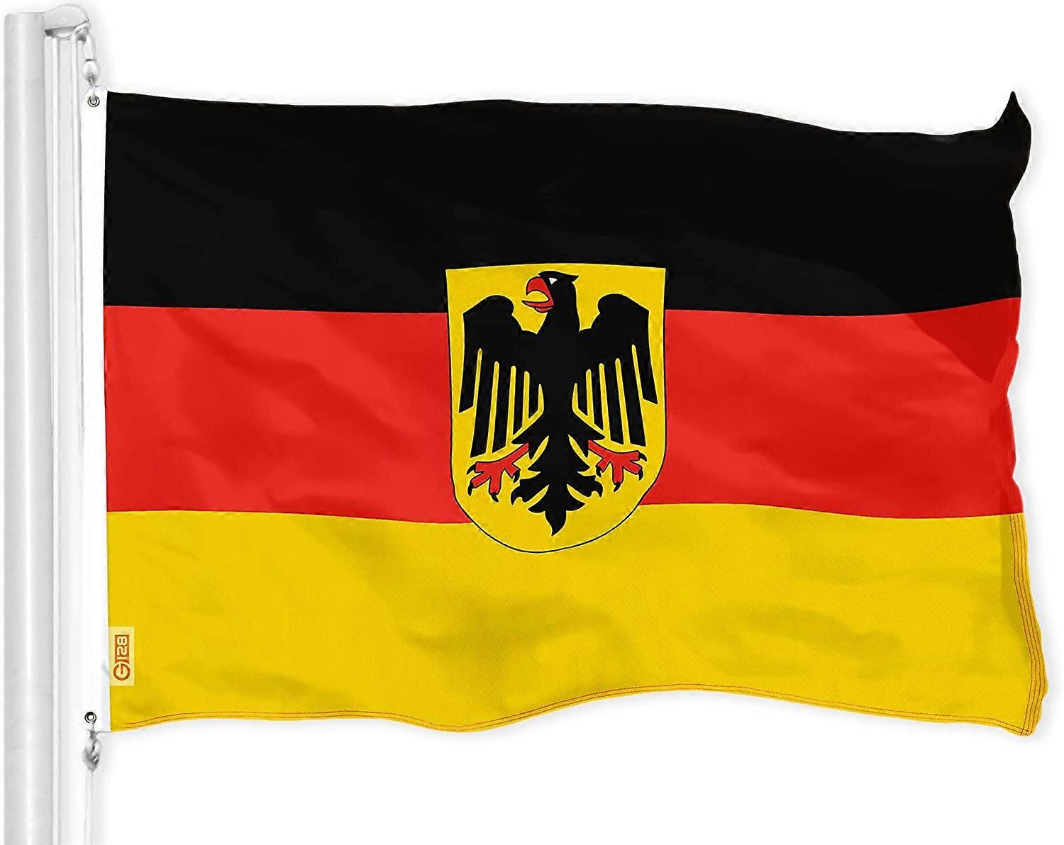G128 Flagge In Goldgelb - 3x5 Fuß (ca. 90x150 Cm), 150D Polyester, Wetterbeständig