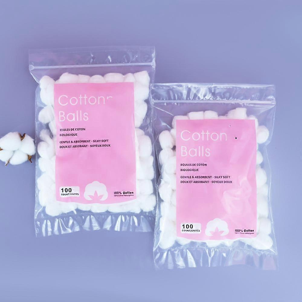 Cotton Balls 1000 Count Cotton Balls, Non-Sterile Bag of Cotton Balls in Easy to Access Zip-Locked Bag, Great for Skin Prep, Wound Cleansing, and DIY