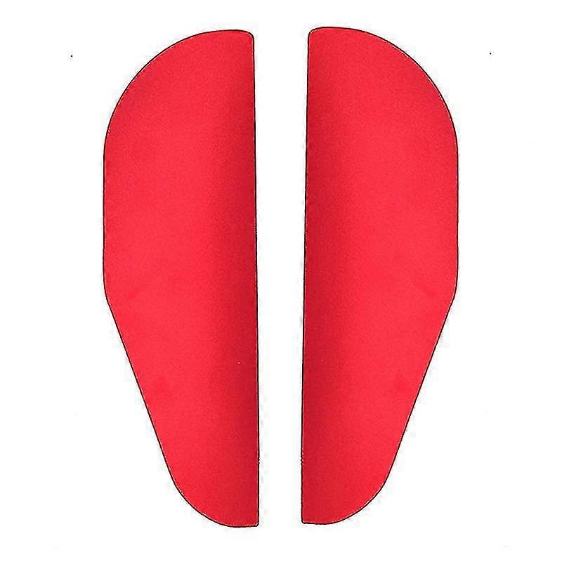 2pcs Aluminium Alloy Rearview Mirror Visor Side Mirror Rain Eyebrow Rear View Mirror Guard For Car (red)