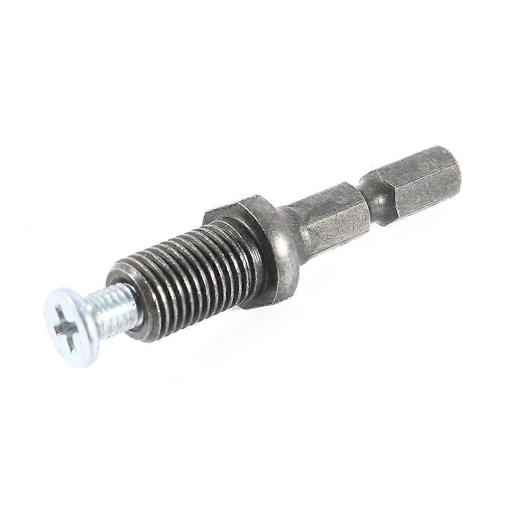 Electric Hammer Drill Chuck Hex Shank Adapter Thread 3/8"-24UNF with Screw