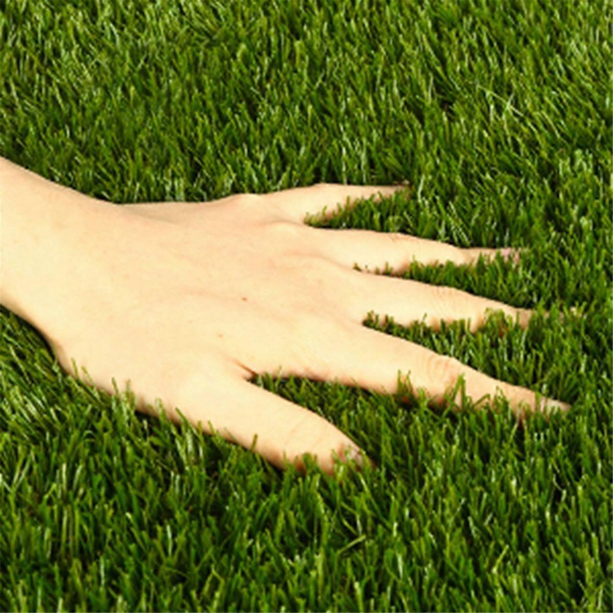 人工芝、ペット用の屋外のプロの人工芝の家の玄関パティオガーデンエリアラグ芝生、50x80cm