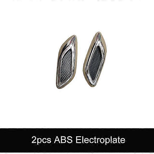 2stk bil side udluftning luftstrøm fender indtag ABS Auto Simulationv styling cover anti-kollision dekoration trim tilbehør dele