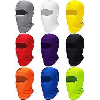 9 Pieces Ski Mask For Men Full Face Cover Uv Sun Protection Face Mask Balaclava