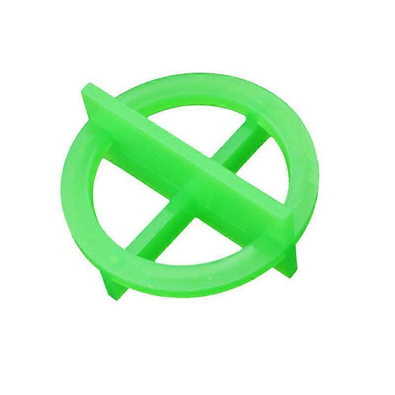 100Pcs Green Or White Cross Leveling Recyclable Plastic Tile Leveling System Base Spacer Tiles