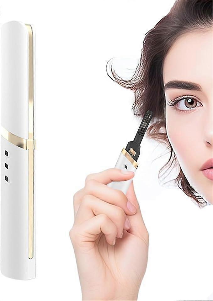 Heated Eyelash Curler - Handheld Eyelash Heated Curler with Lash Comb - 3 Heating Modes, Portable Eyelash Curler for Women, Create Eye Opening & Lifte