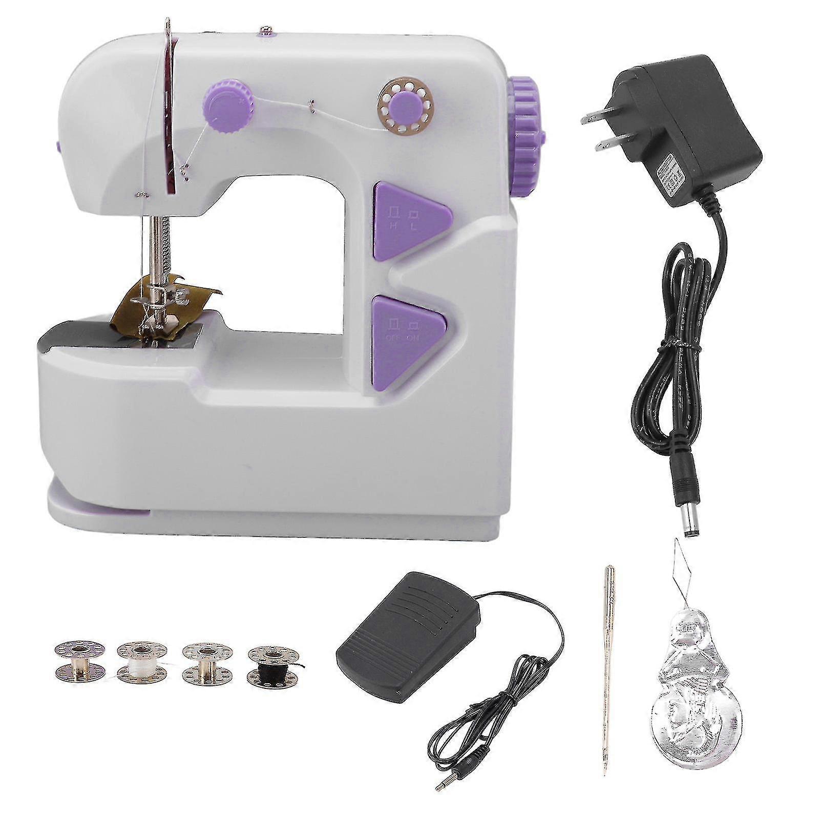 Portable Mini Sewing Machine for Small Projects and Quick Repairs - Electric 100-240V US Plug