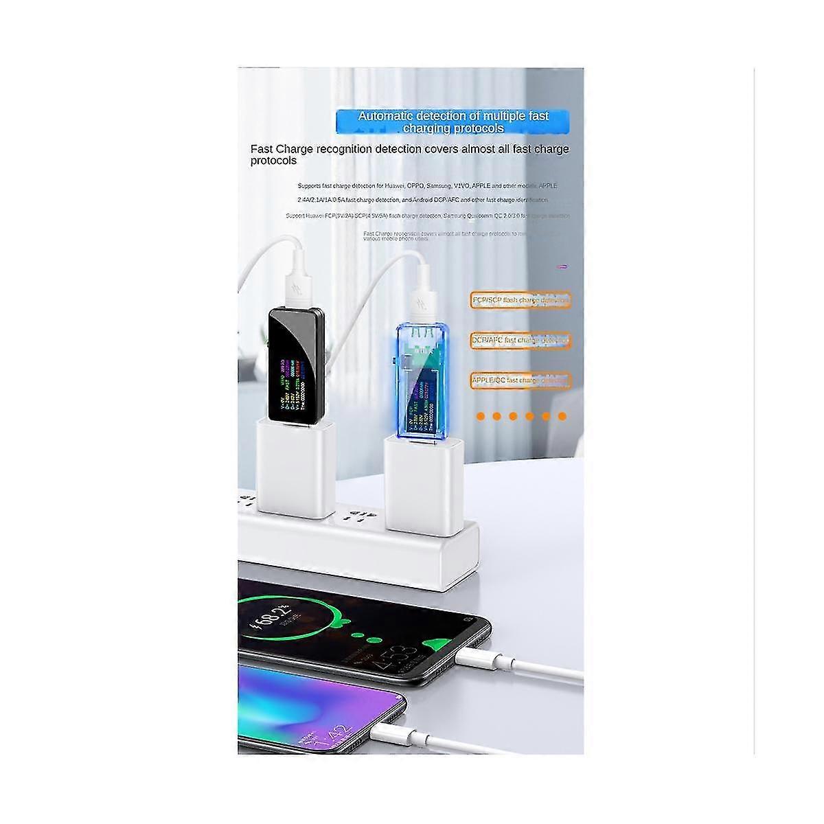 U96p 13 In 1 Usb Tester Dc Digital Voltmeter Voltage Current Volt Ammeter Detector Charger Indicato