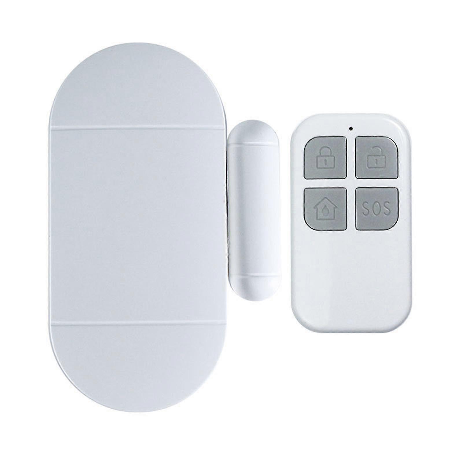 Wireless Door Alarm With Remote Diy Protection 130db Loud Ring Chargeable Door Open Sensor
