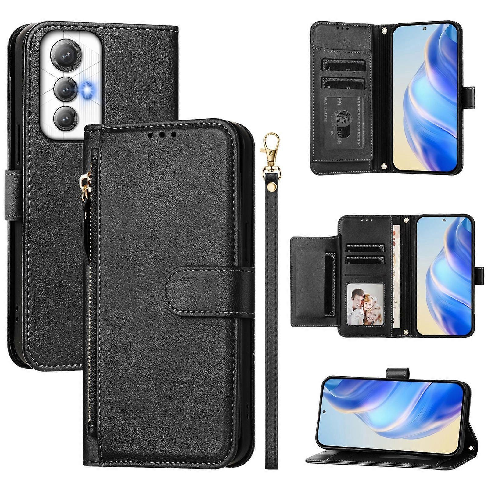 Zipper Wallet Leather Case For Cubot Max 5