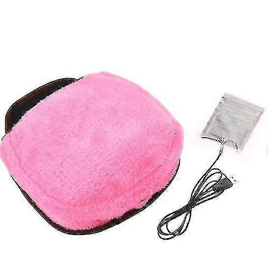 Usb Plush Heating Warm Hand Mouse Pad With Large Space