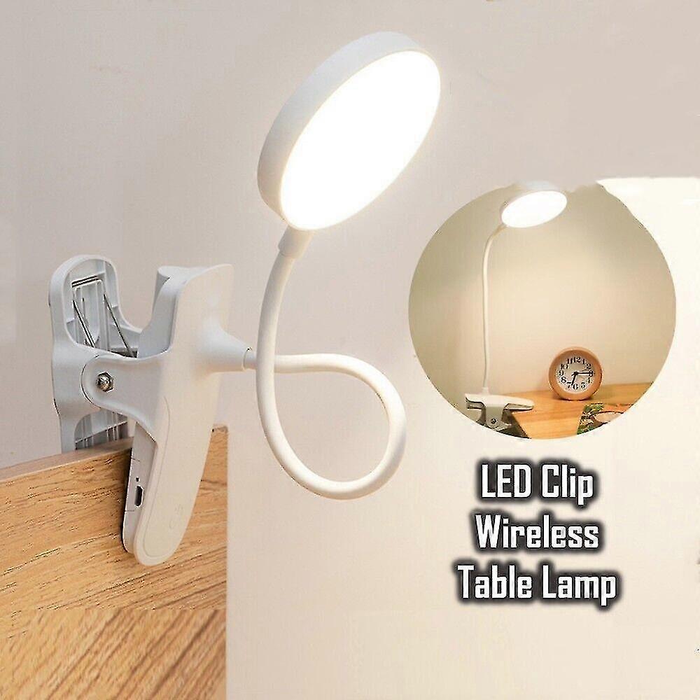 Dimmable USB Rechargeable LED Study Night Light Table Desk Bedside Reading Lamp