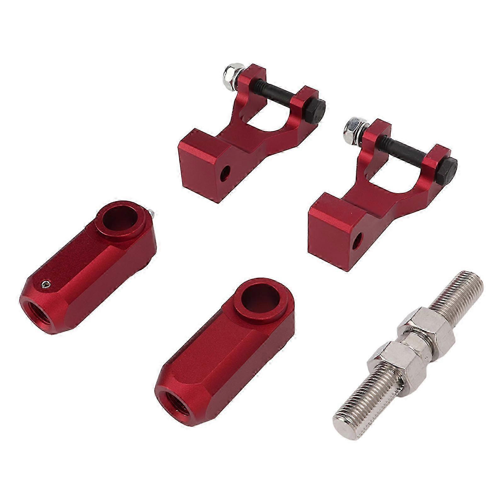 5Pcs/Set ATV Front Rear Lowering Drop Kit Aluminium Alloy Replacement for Raptor 350 660 700 Red