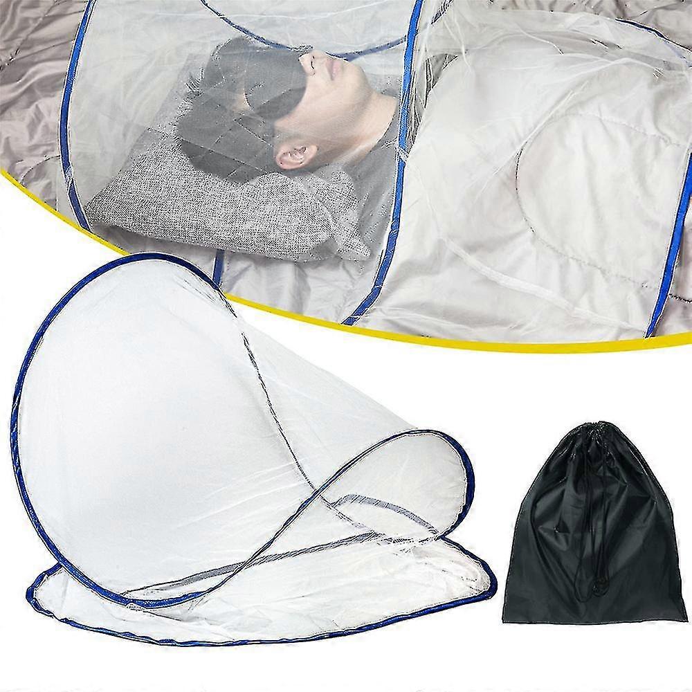 Bærbart pop-up myggenet sovepose bugnet til sengetøj camping gårdhave