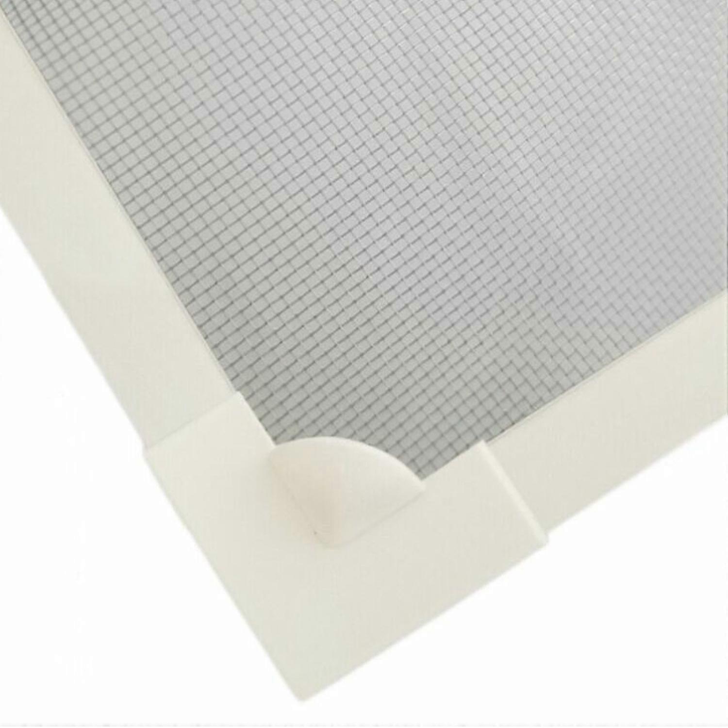 White frame pp gray net 60 140 magnetic suction screen window card slot mosquito repellent self-adhesive screen window net and a