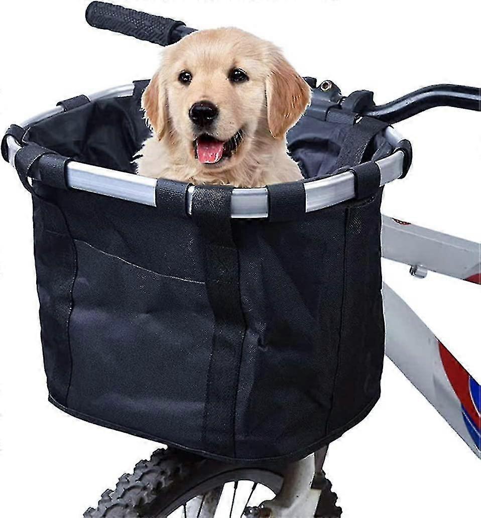 Front Bike Basket Foldable Front Bike Basket Removable