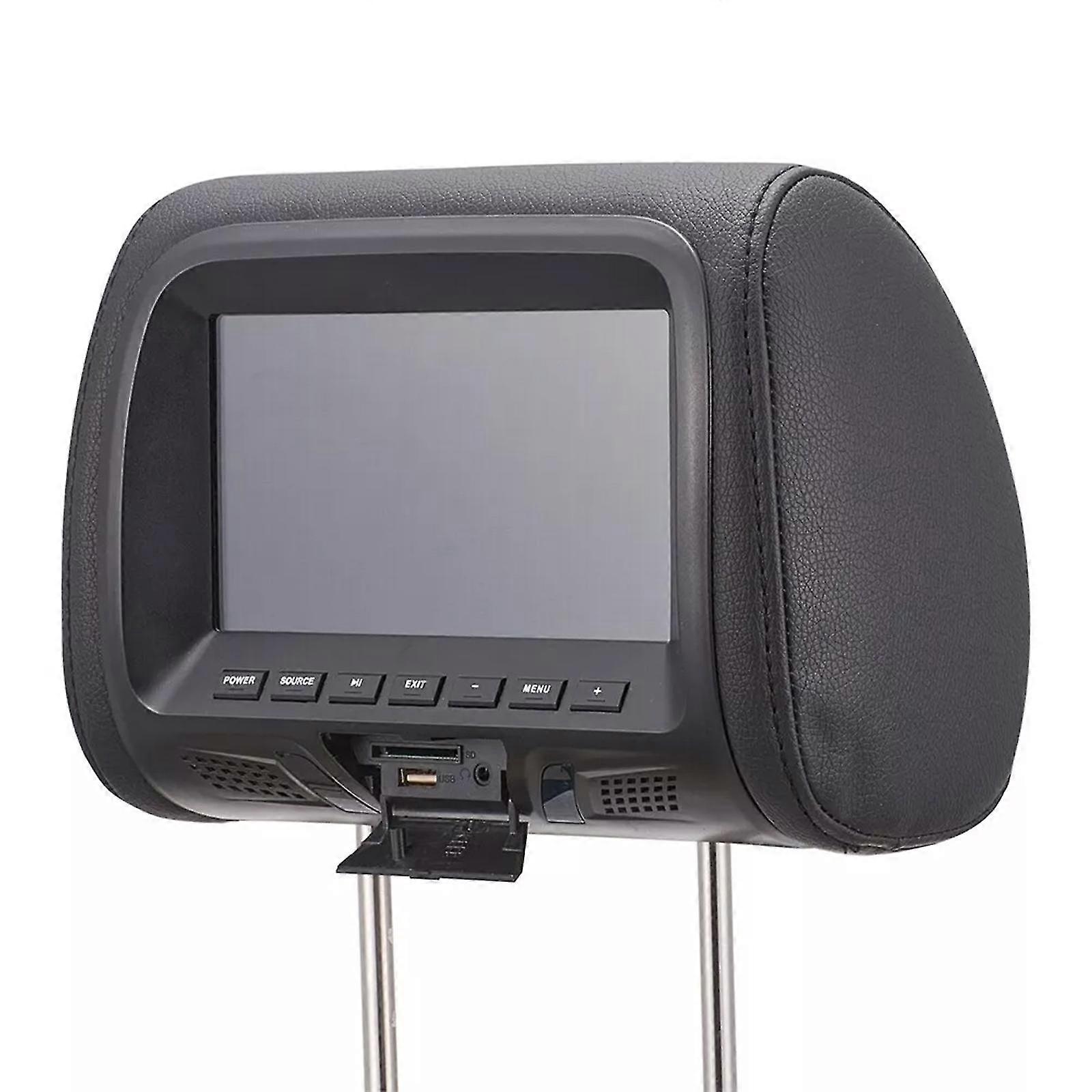 7in Car Headrest Monitor MP5 Display Automobile Head Pillow Touch Screen w/MP5