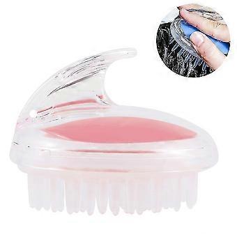 Transparente Kopfhautmassagebürste Erwachsene Kratzen Haarkamm Shampoo Bürste