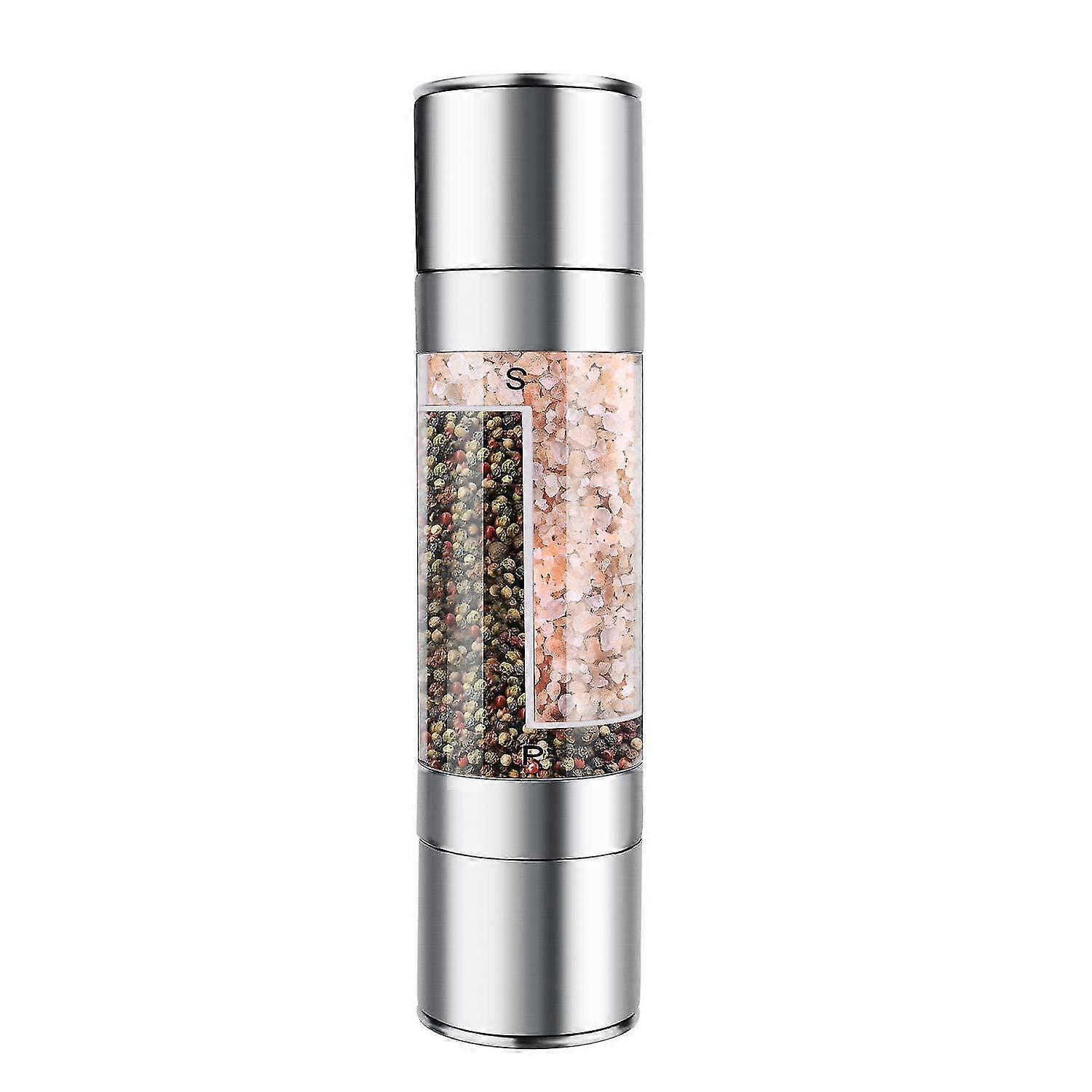 Double-head Stainless Steel Pepper Grinder