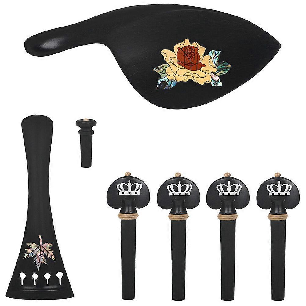 1 Set Violin Accessory Violin Tuning Peg Tailpiece Instrument Replacement Part