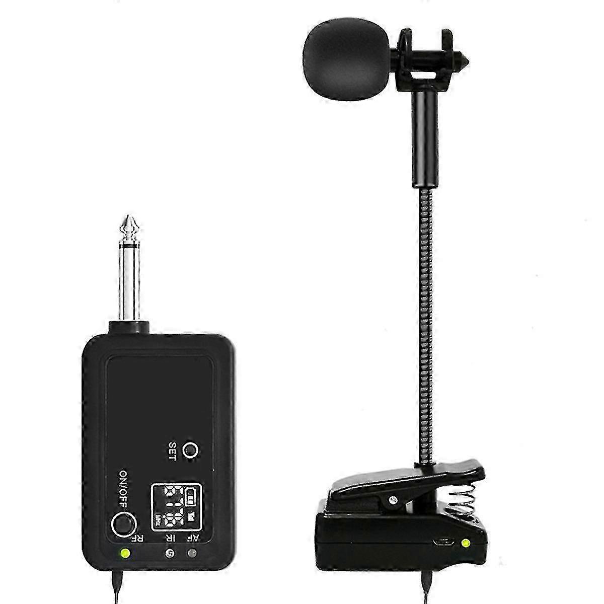 סקסופון מיקרופון אלחוטי מקצועי UHF גוסנק הקלטת קול הופעה חיה לסקסופון חצוצרה סקסופון קרן טובה