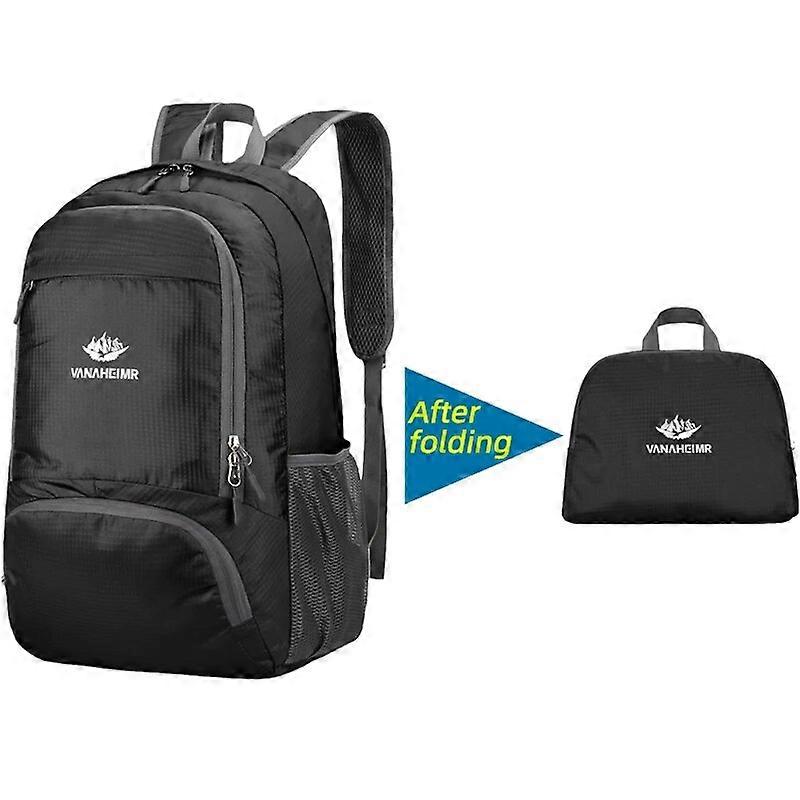 23L Packable Backpack Foldable Ultra Light Outdoor Duffle Bag Big Folding Knapsack Hiking Travel Rucksack Mountaineering Daypack