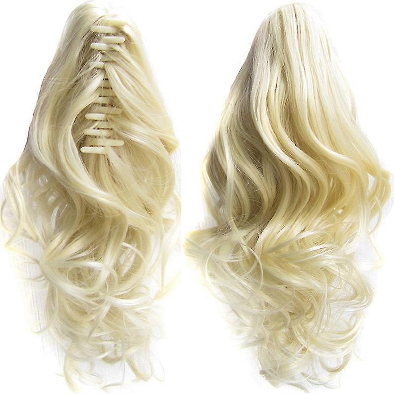 טופר על קליפס קוקו בהארכת שיער שיער גלי מתולתל נשים שיער סינטטי