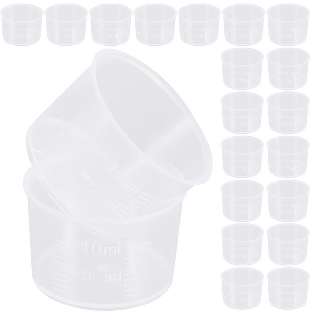 200Pcs Multi-function Measuring Cup Small Capacity Liquid Measuring Cup Baking Accessory(10ml)