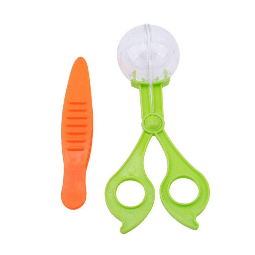 Plastic Scissor Clamp Tweezers Nature Exploration Toy Kit - Kids Insect Tool Betterlifefg