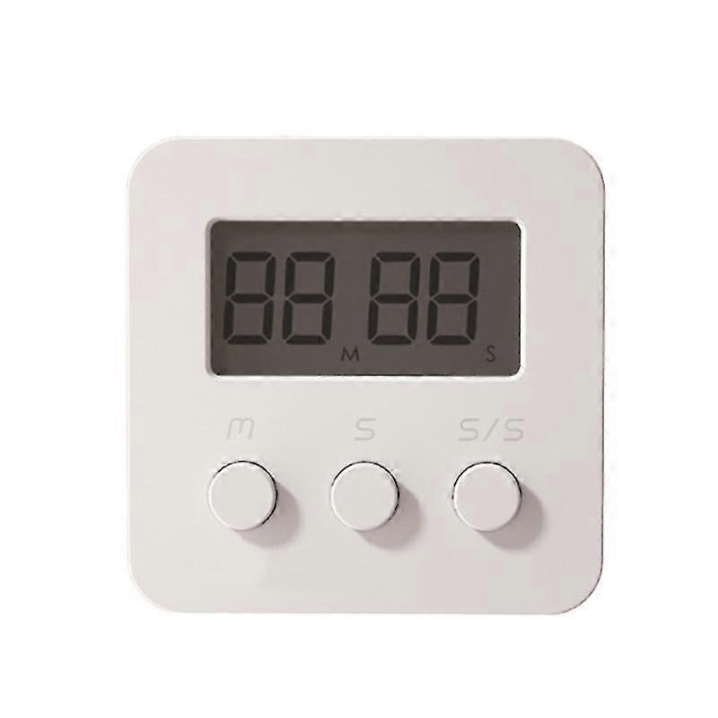 Minimalist Square Digital Kitchen Timer Countdown Time Management Alarm Clock