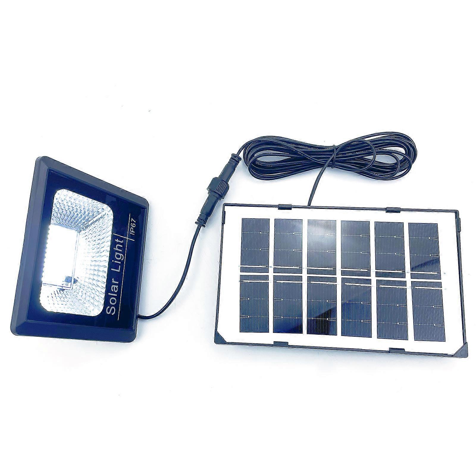 LED-Solarstraßenlaternen Beleuchtung Campinglampe weiß ABS Außenversorgung mit Fernbedienung Zwei in einem 30W Flutlichter