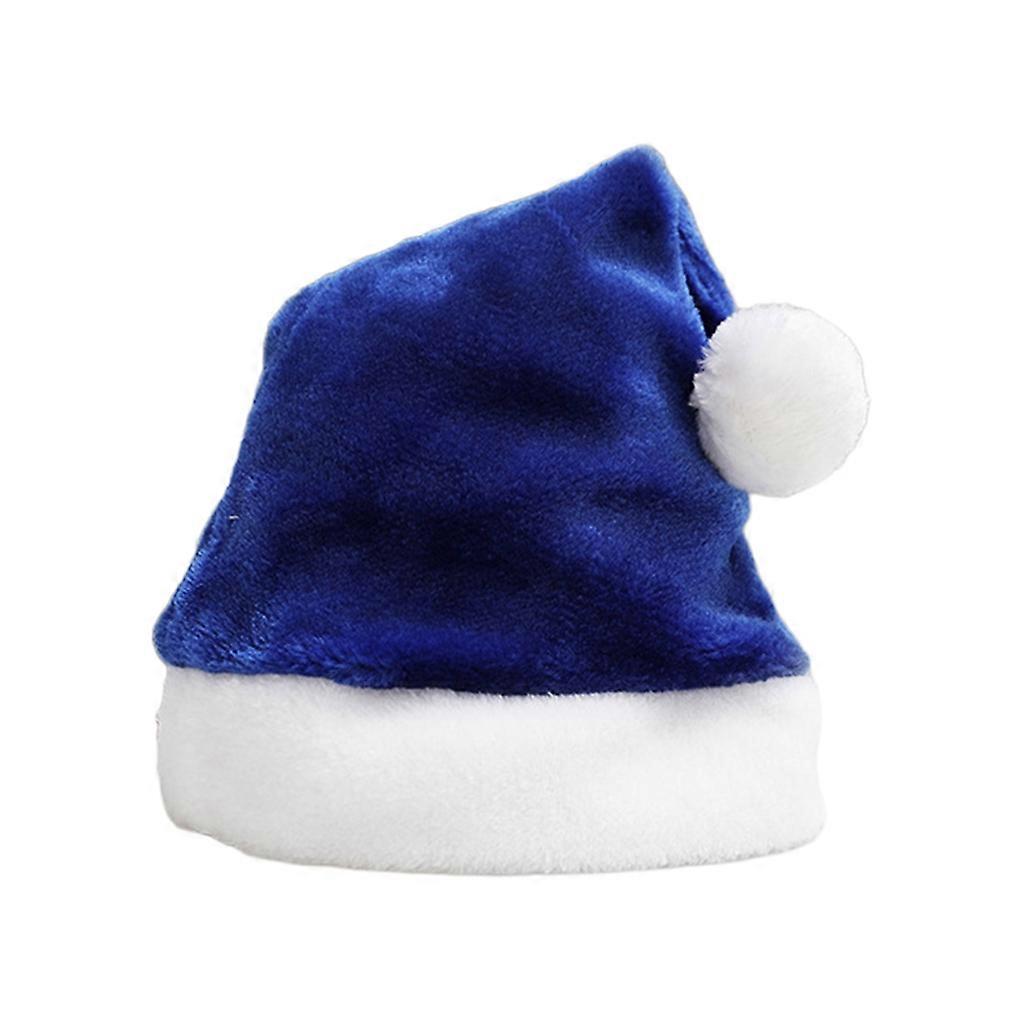 Karneval julhatt Santa Hat jullov hatt unisex sammet komforthattar