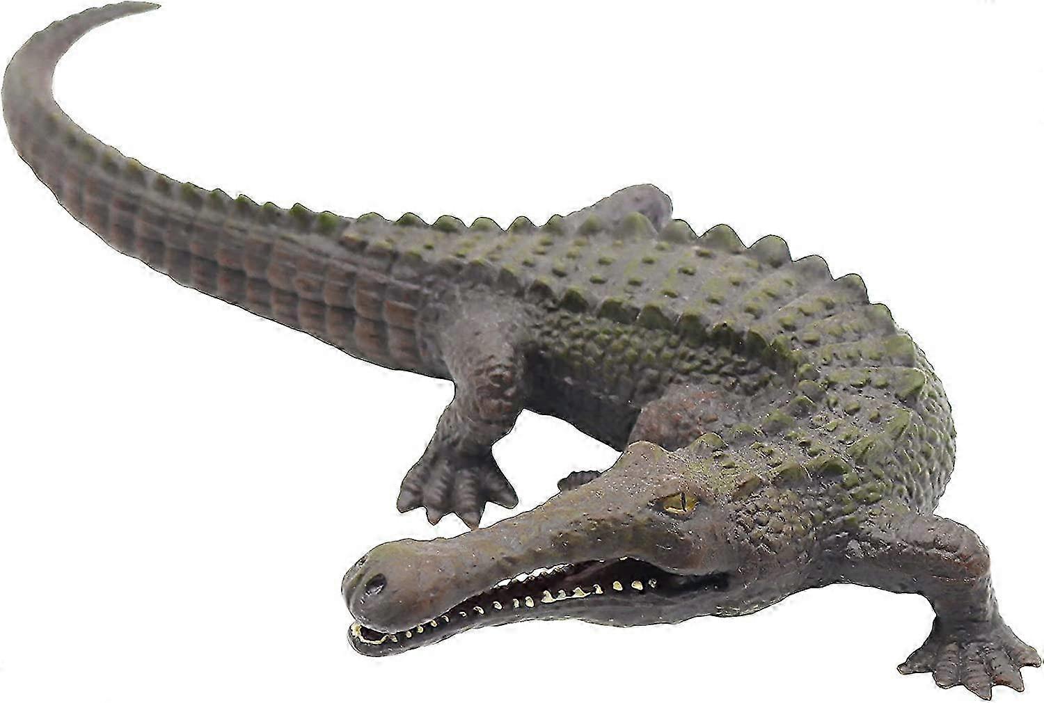 Figura de Crocodilo Realista de 6,9 Polegadas Modelo Animal da Selva