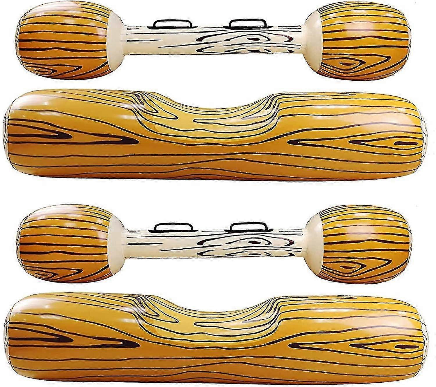 2 Pack of Pool Floating Row Inflatable Swimming Toys With Treated Stick